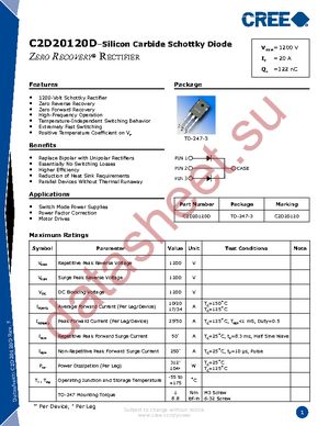 C2D20120D datasheet  